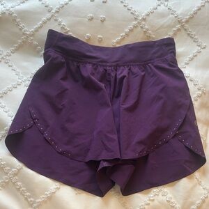 lululemon athletica Purple Layered Athletic Shorts